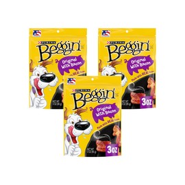 Beggin' Strips Original Bacon 3 Ounce (Pack of 3)