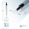 BH Supplies 1mL Luer Slip Tip Syringes (No Needle) -