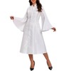 Go Mai Women's Plus Size Elegant Church Robe with Flash