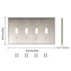 Henne Bery Soft Modern Decorative Wall Plate Switch Plate Outlet