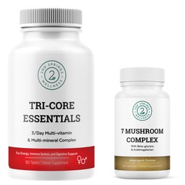 2nd Springs 2nd Springs 7 Organic Mushroom Complex + Tri-Core Essentials Multivitamin + Multimineral Bundle