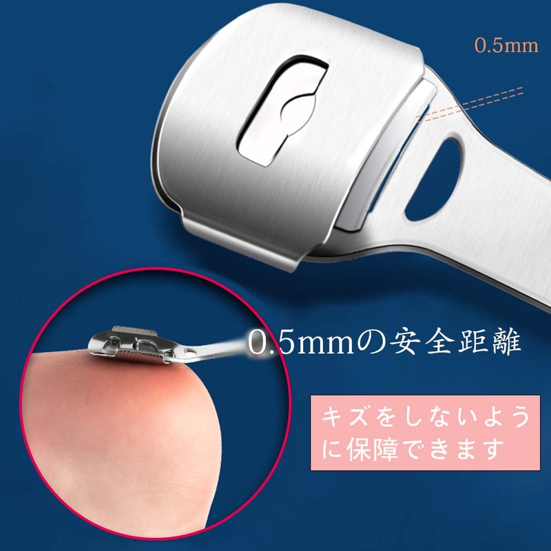 Exfoliating Fish Eye Cutter, 10 Replacement Blades Included, Corn Slicer,