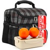 FlowFly Double Layer Cooler Insulated Lunch Bag Adult Lunch Box