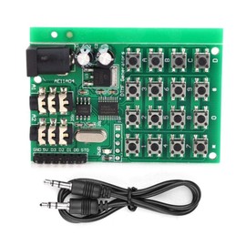 AE11A04 DTMF Generator Module 5~24VDC Audio Generator Board Dual Encode Transmitter for Dialing Keyboard