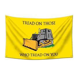 Tread On Those Who Tread On You Flag Banner 3x5 Feet College Dorm Room Man Cave Frat Wall Outdoor Decor Flag With 4 Brass Grommets