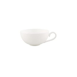Villeroy & Boch Royal Teetasse, filigrane Tasse mit geschwungenem Henkel aus hochwertigem Premium Bone Porzellan, spülmaschinenfest, 230 ml