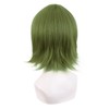 MapofBeauty 12 Inch/30 cm Men Women Short Straight Side Bangs