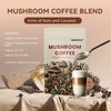 Margxo Mushroom Coffee, 10-Mushrooms Extract Blend, 6.35 oz, 30 Servings，Contains