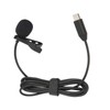 Wireless Lavalier Microphone ‑34dB Metal Lapel Mic for Insta360 ONE