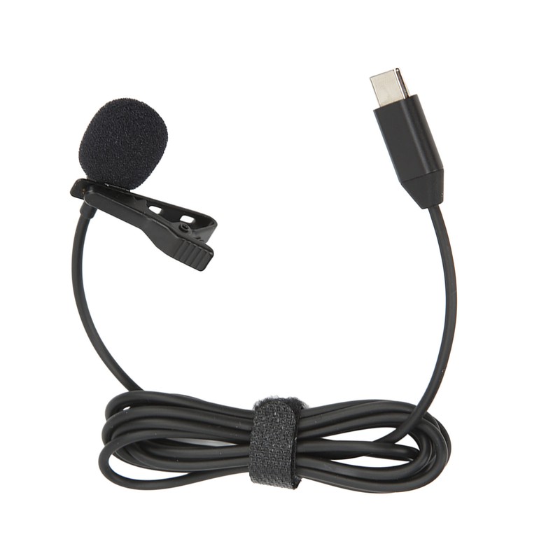 Wireless Lavalier Microphone ‑34dB Metal Lapel Mic for Insta360 ONE