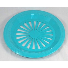 Plastic Paper Plate Holders, Set of 4 (Blue Green)