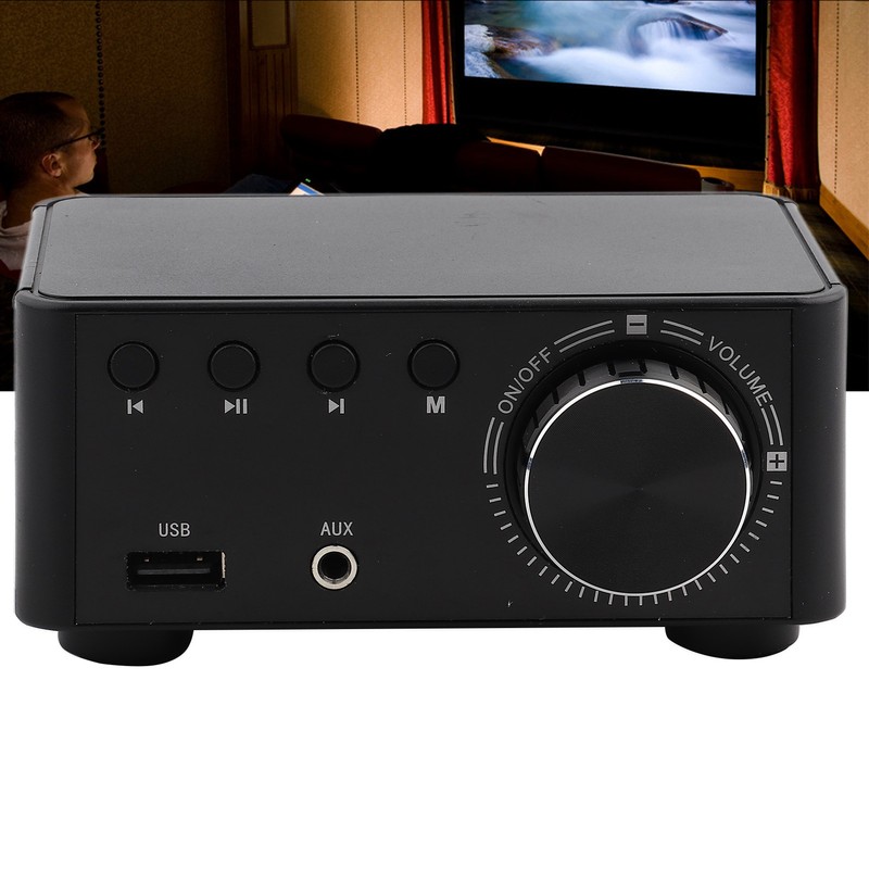 HIFI Bluetooth 5.0 Digital Audio Amplifier Board Memory Card Player