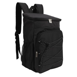 Cooling Backpack, Picnic Bag, Thermal Backpack with Two 10 Inch High Side Pockets, Backpack with Cooling Compartment for Men and Women for Camping, Working and Family Trips