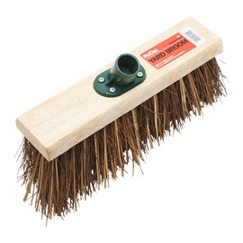 ProDec 13" Natural Palmyra Fibre Stiff Yard Broom Head for Heavy Duty Outdoor Sweeping
