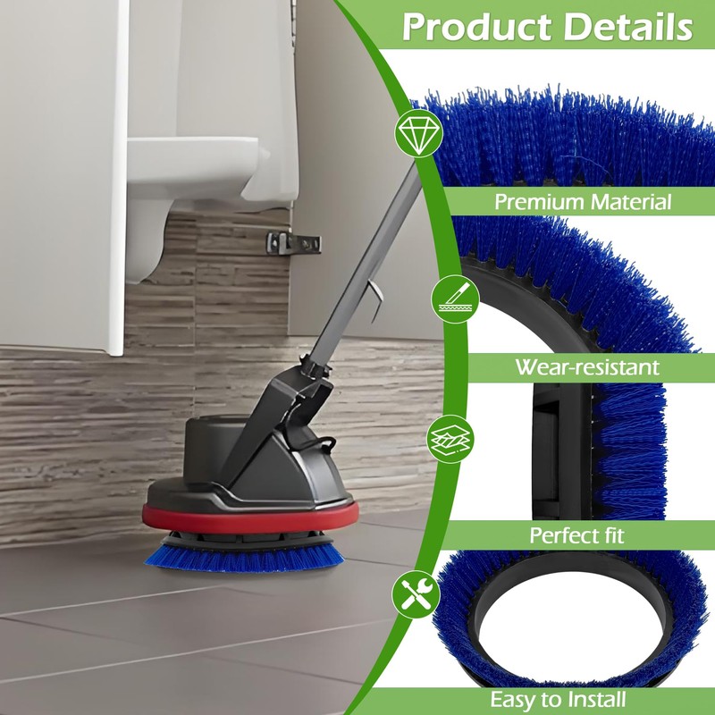 2Pack 237058 Polypropylene Scrub Orbiter Brush for ORB550MC Orbiter Floor
