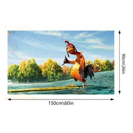 Funny Chicken Flag,Wall flag Chicken Joe Tapestry for bedroom home decor,36 * 60in Living Room Outdoor Garden Decorative