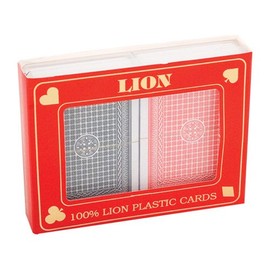 Luxus Lion Plastic Cards / Poker / 100% Qualitäts Kunststoffkarten