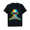 Colourfull Trippy Gaming Skull and Skeleton Gamer T-Shirt