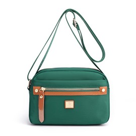 JIANLINST Crossbody Bag for Women Small Wallet Purses Ladies Shoulder Bags Messenger Handbags with Multiple Pockets Green