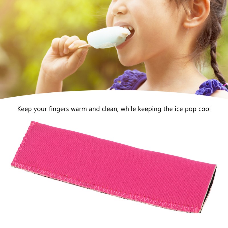 10pcs Ice Pop Sleeves Reusable Neoprene Anti Freezing Ice Pop