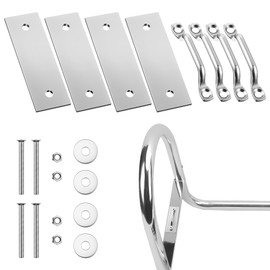 Otoolling 4 Pack Boat Dock Ladder Kit Compatible with Marine LHW-LAK AL-A3 AL-A4 AL-A5 & AL-C4 Pontoon Boat and Dock Ladders, Ship Parts and Accessories, Marine Hardware Part, Rust-Proof