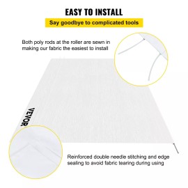 Vevor Toldo Para Autocaravana Tela De Repuesto 17pies Blanco