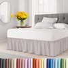 Wrap Around Dust Ruffle Bed Skirt - Light Grey -