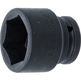 BGS 5640 | Hexagonal Impact Socket | 20 mm (3/4 Inch) | SW 40 mm