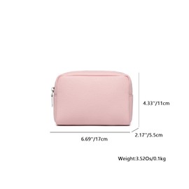 YONBEN Makeup Bag Large Capacity Women's Classic Black Wash Bag Adjustable Partition Wash Brush and Cosmetic Carrying Bag (PU/Charming)