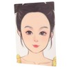 TEHAUX Reusable Face Makeup Practice Board Face Painting Mold for