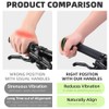 Lixada Bicycle Bar Ends Ergonomic Anti-Slip MTB Mountain Bike Handlebar