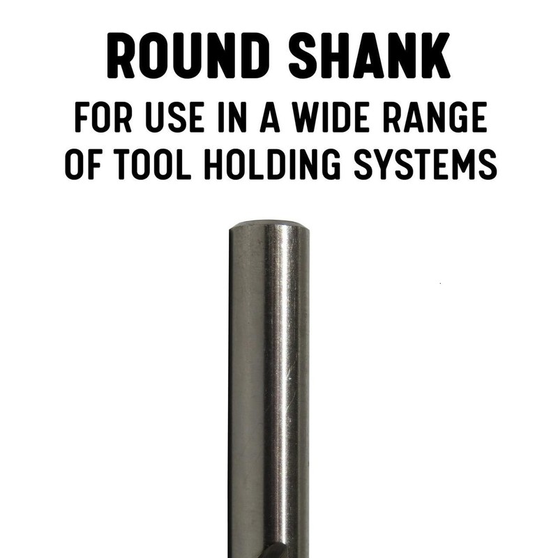 Drill America 21/64" High Speed Steel Polished Drill Bit (Pack