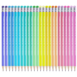 Ouksma Pre-sharpened pencils,48 Count,Pencils Sharpened with eraser top, 2 HB pencil (Thankful, 24)