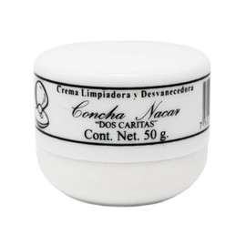 Five Brothers Products Dos Caritas Concha Nacar Face Brightening Cream - 1.76 Oz Skin Brightening and Cleansing Face Lightening Cream for Radiant Complexion - Crema Limpiadora y desvanecedora