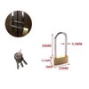 CABLEPELADO Long Bow Lock | Safety Lock | Brass Padlock