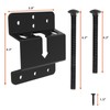 Spare Tire Mounting Bracket Rack for Enclosed Trailers,Spare Tire Holder