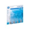 GE Crystal Clear CA Type Candelabra Base 60W 4ct Light