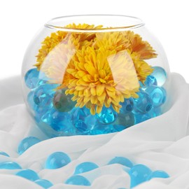 Water Beads 10,000 Pieces Water Beads for Plants, Gel Beads for Flowers and Plants, Reusable Water Beads for DIY, Decoration, Plant Filler, Blue