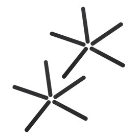 TEHAUX 10pcs Double-sided Sanding Sticks for Polishing Models and Crafts Black Grit Files Grit Versatile Sanding Tool for Car Parts