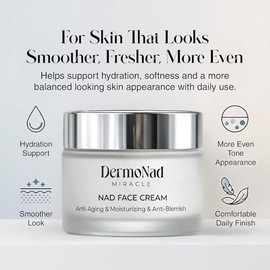 NAD+ Crema facial Matrixyl 3000 péptido hidratante con niacinamida, resveratrol y ácido hialurónico, crema facial hidratante reafirmante para piel abu