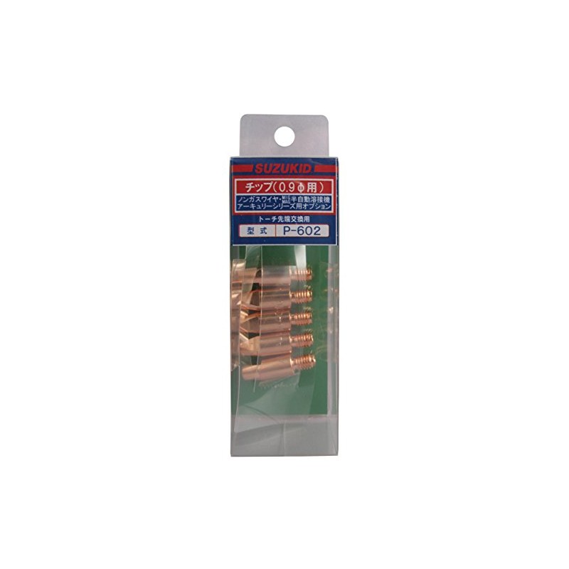 Star Denki Manufacturing (SUZUKID) P-602 Non-Gas Mild Steel SUS Tip