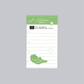 Nagahashi Printing System Notebook Refill, Micro 5 Holes, Horizontal Ruled, Freehand Refill, Zoo, Dinosaur 361577