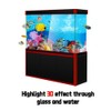auxlihi Double Sided Fish Tank Background 12 x 20 Inches