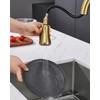 HEISOK Kitchen Faucet Head Replacement, 3-Function Pull Down Faucet Spray