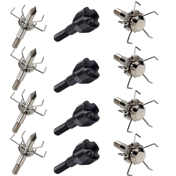 Ontsho 100 Grain Small Game Broadheads Judo and Hammer Mixed