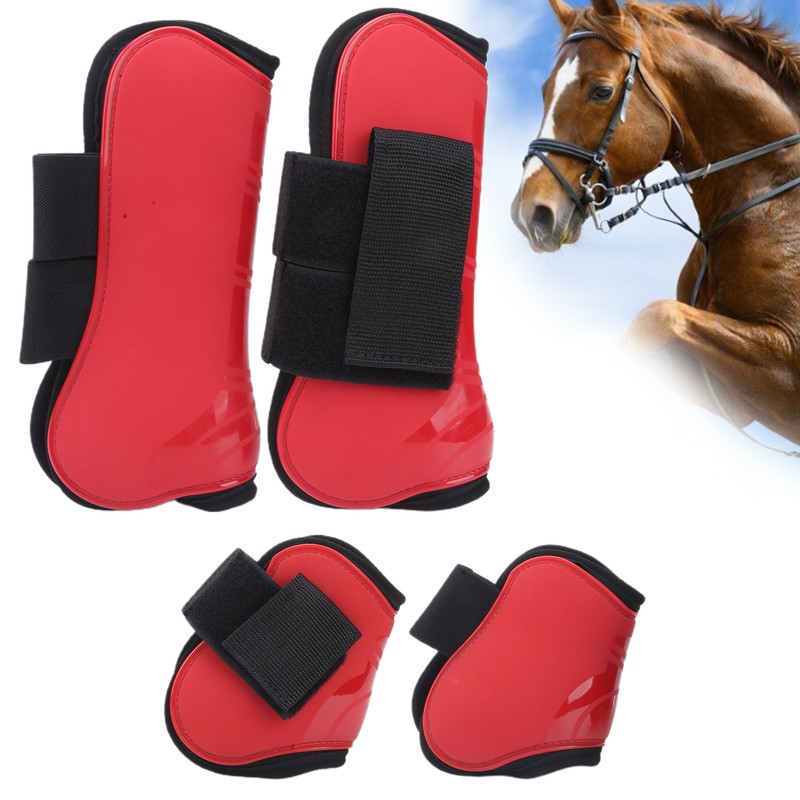 Horse Tendon Boots Thicken PU Shell Protection Horse Boots Horse
