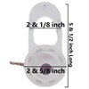 2-inch Toilet Flapper Counter-Balanced by Nuflush "Stay-Afloat" (For 2-inch Flush