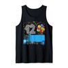 Happy 12 Birthday Side Loader Dumpsite Garbage Truck Tank Top