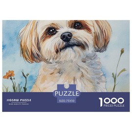 Papillon Perro para Adultos Divertidos Rompecabezas 1000 Piezas Juego Intelectual de Juguete Juego Educativo Alivio del Estrés Juguete Decoración del 