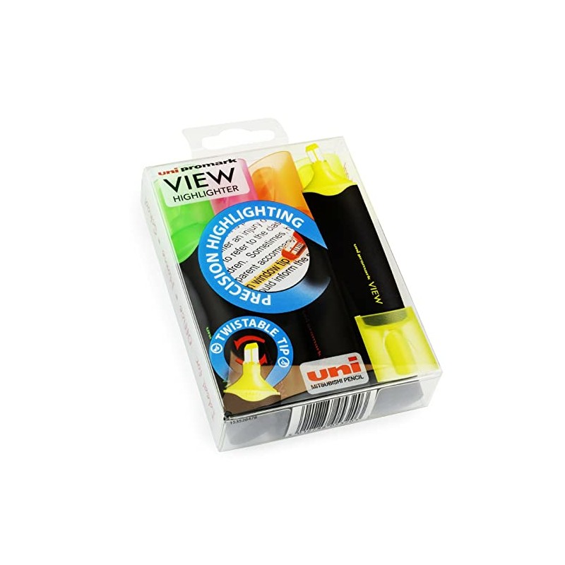 uni-ball - USP-200 Promark View Highlighter 5mm Chisel Tip -